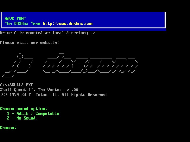 Skull Quest II: The Vortex